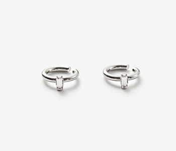 Tiny Cristal Cuff Or Knuckle Ring Set (50%off)