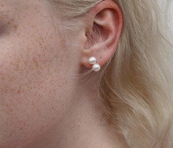 The 2 Pearls Earrings 