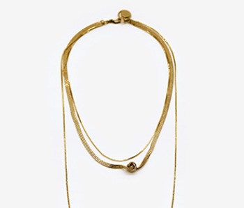 Tangled Flat Chain Necklace (30%off)