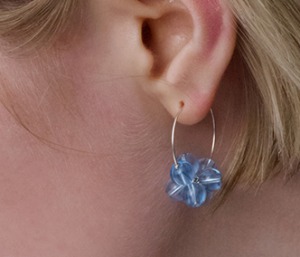 Colored Ice Flower Earrings (15%off)