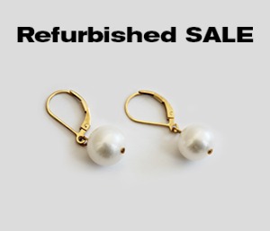 [Refurbished SALE]  The Drop Pearl Earrings  (60%off)