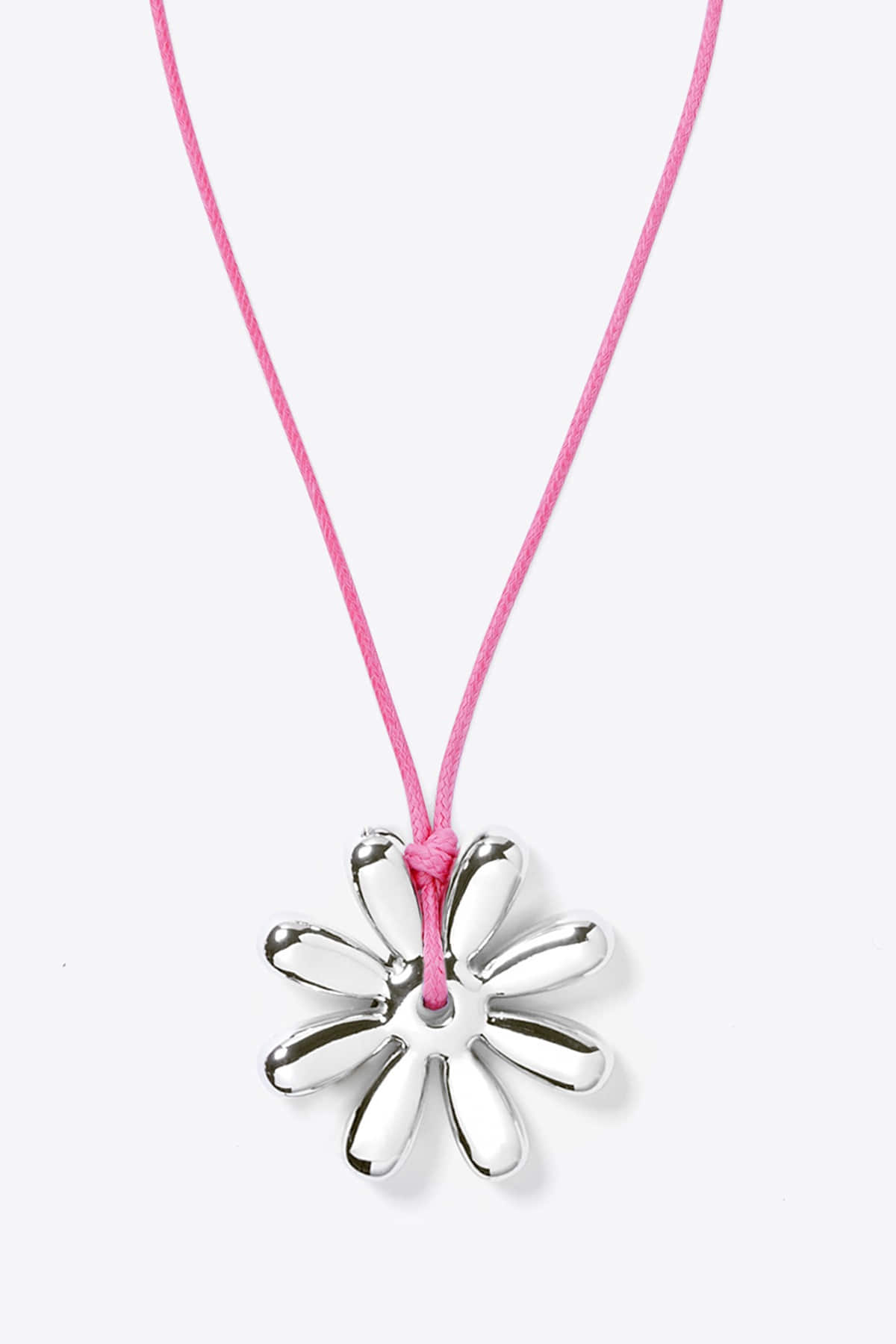 Mardi x ME Bloom Daisy Drop Knot Necklace (Pink)