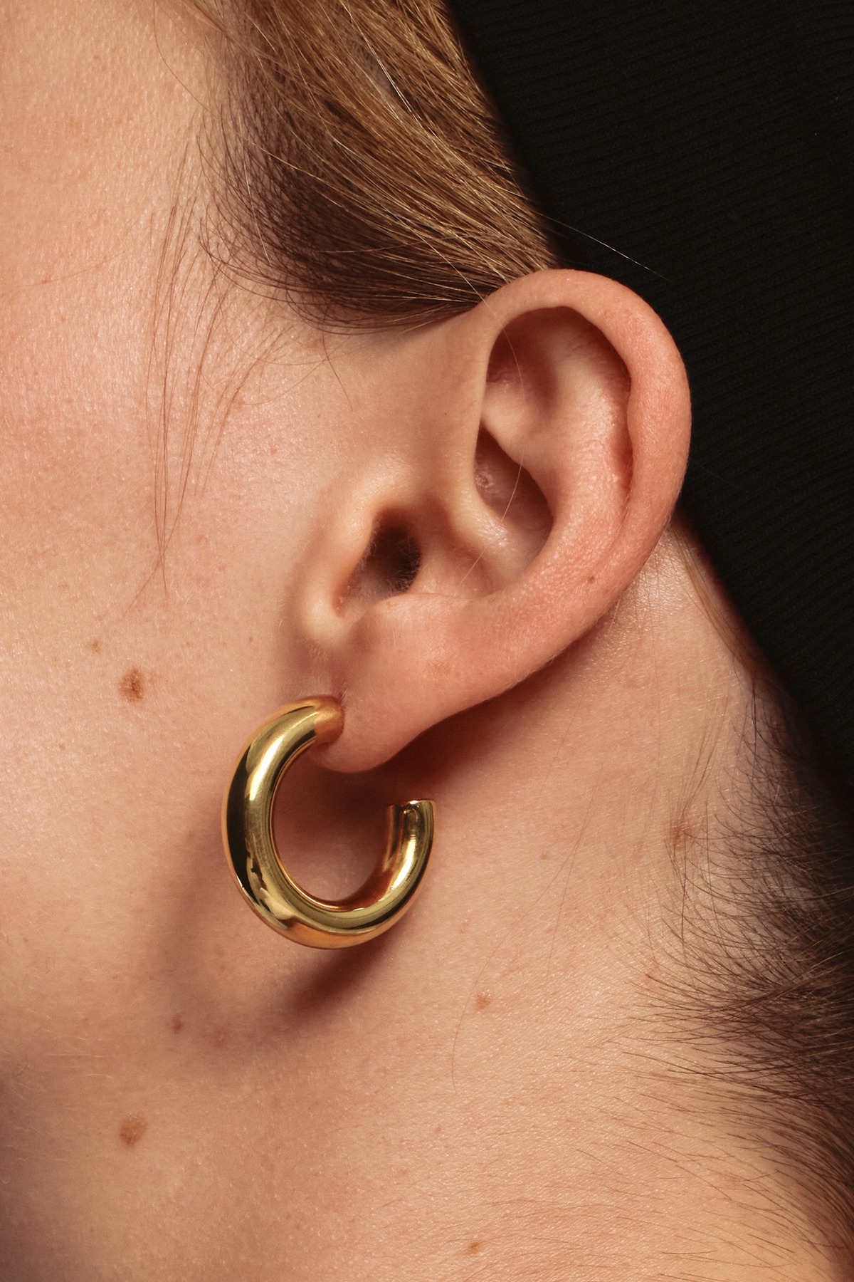 Golden Hoop Earrings 6