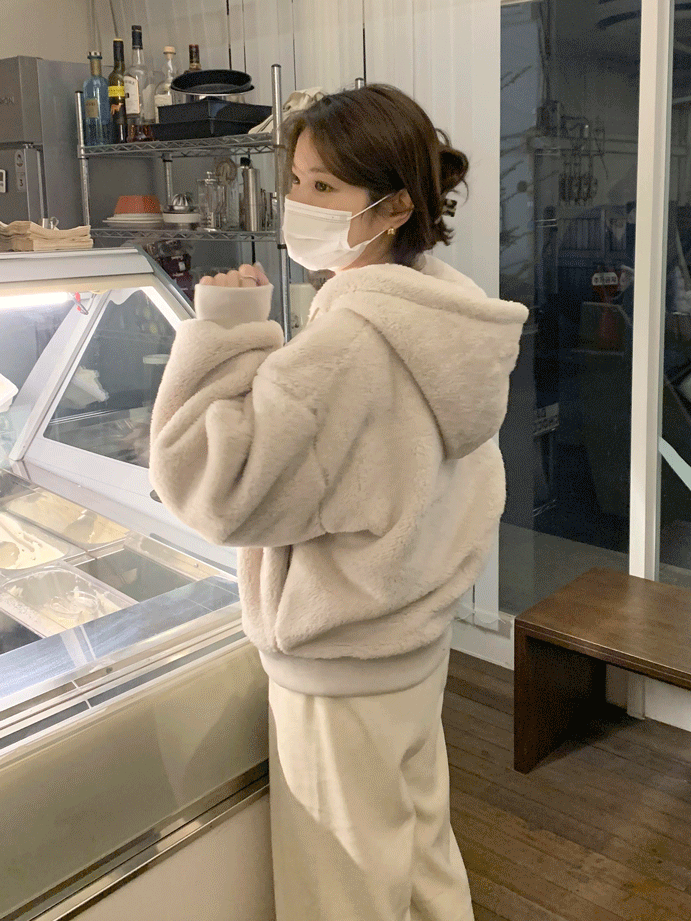 Boa fleece hoody (4color) *재입고*