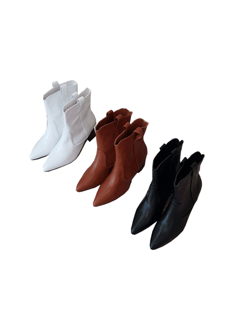 Mute western boots (3color)
