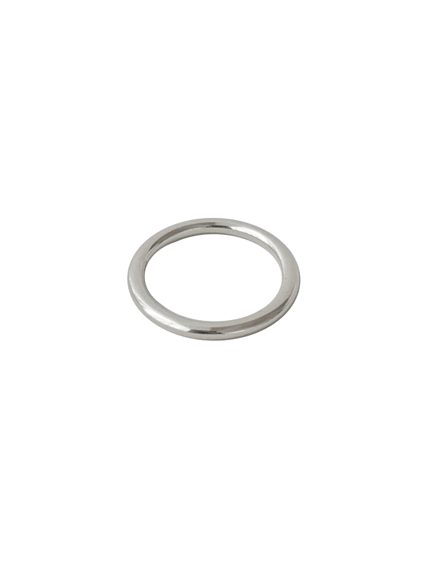 silver layered ring (one color)