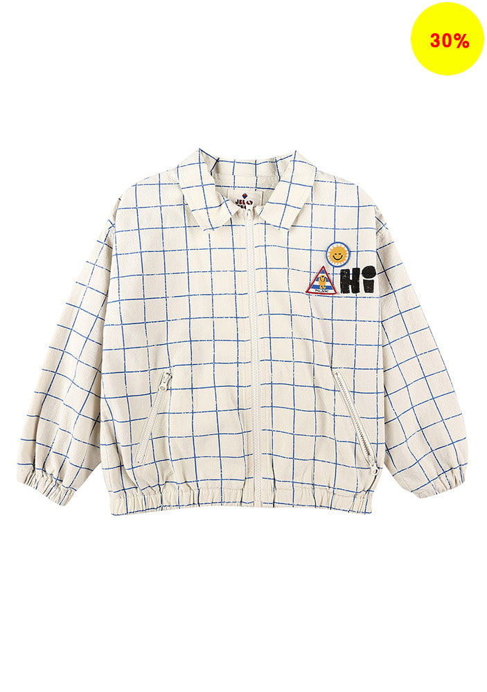 GRID CHECKED JACKET