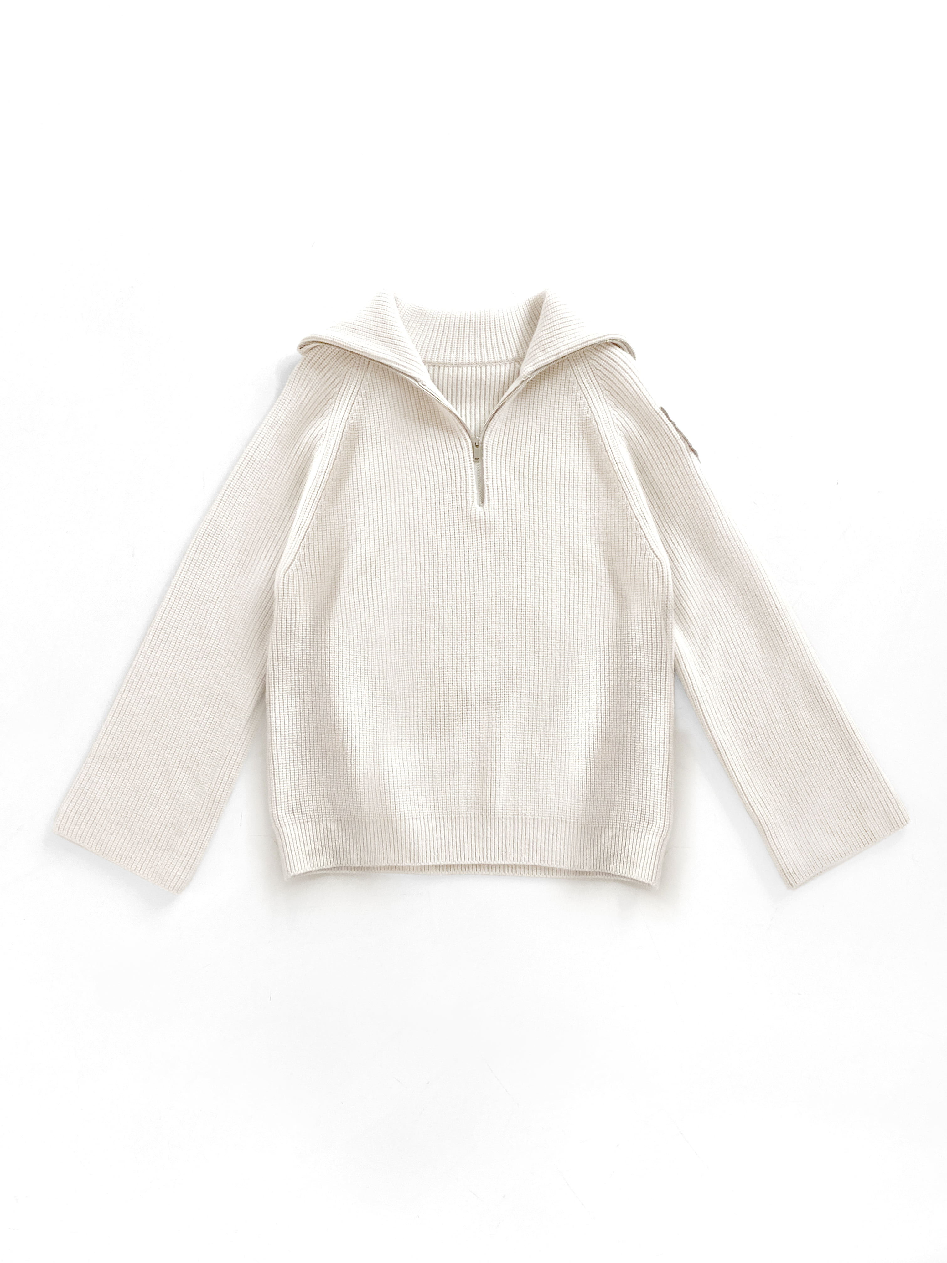 Cashmere Blend Anorak Pullover
