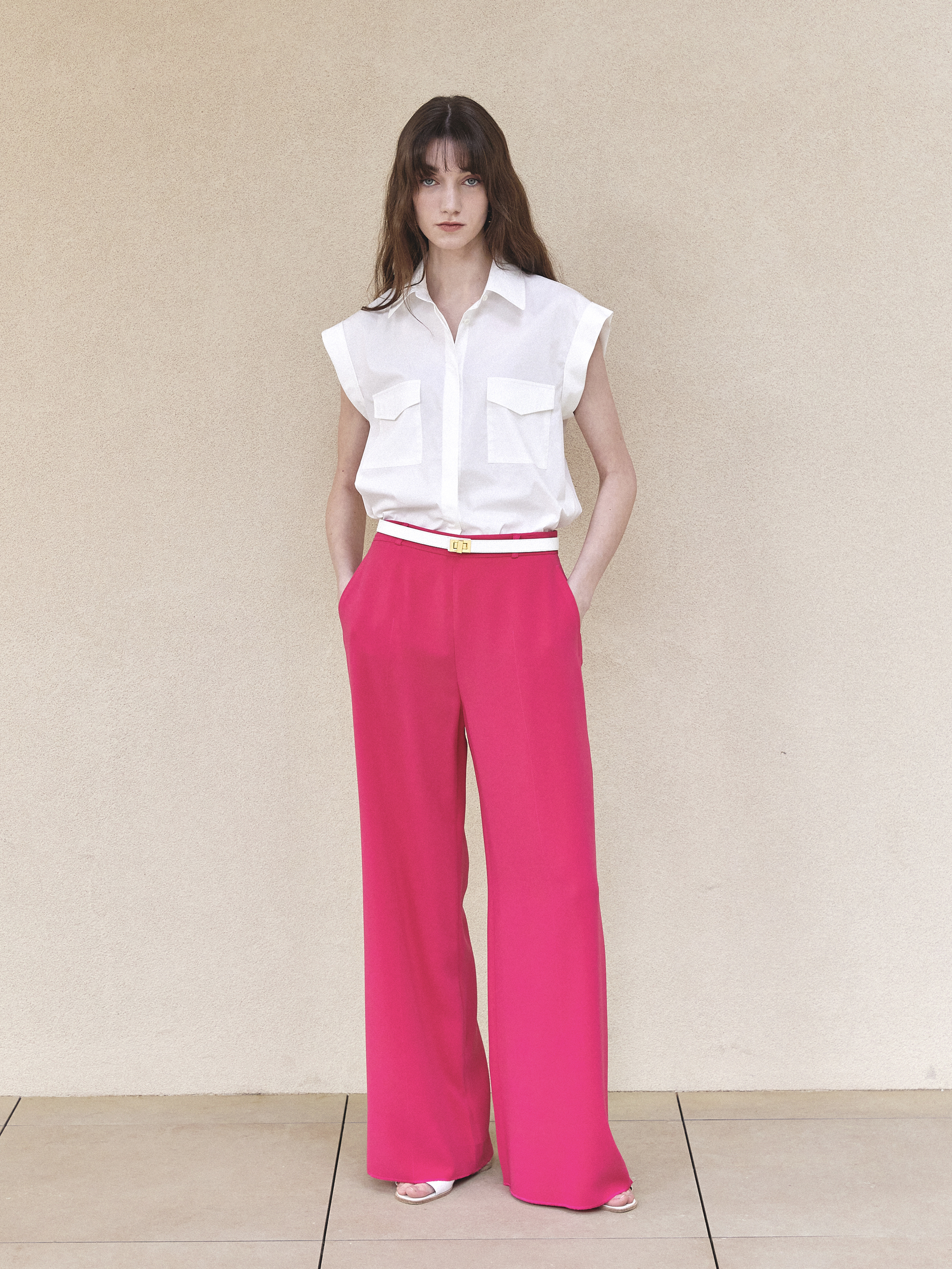 Mari Colorful Pants - Pink