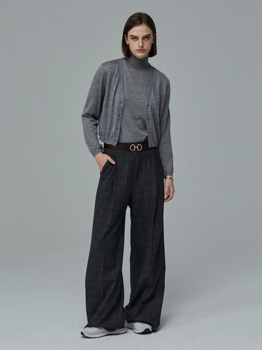 [Fabric From JAPAN] Full Length Pants - Grey