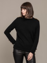 Cashmere Blend Chain Detail Pullover