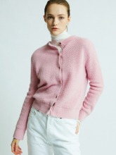 Textured Two-way Pullover/Cardigan