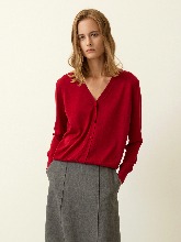 [Italy Cashmere] Silk Cashmere Knit Cardigan