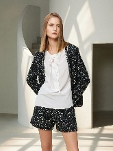 Sequin Knit Shorts - Black