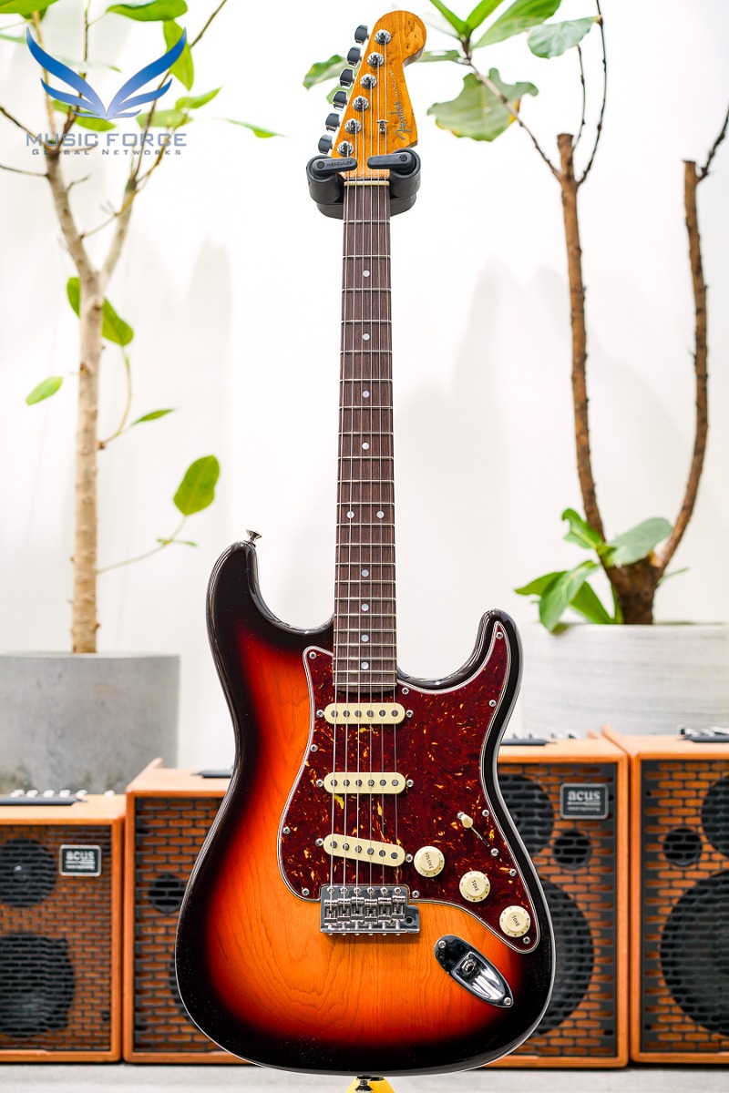 [2024 신년세일! (~2/29까지)] Fender Custom Shop American Custom Strat NOS-Chocolate 3 Tone Sunburst w/AA Roasted Birdseye Maple Neck (2023년산/신품) - 15531