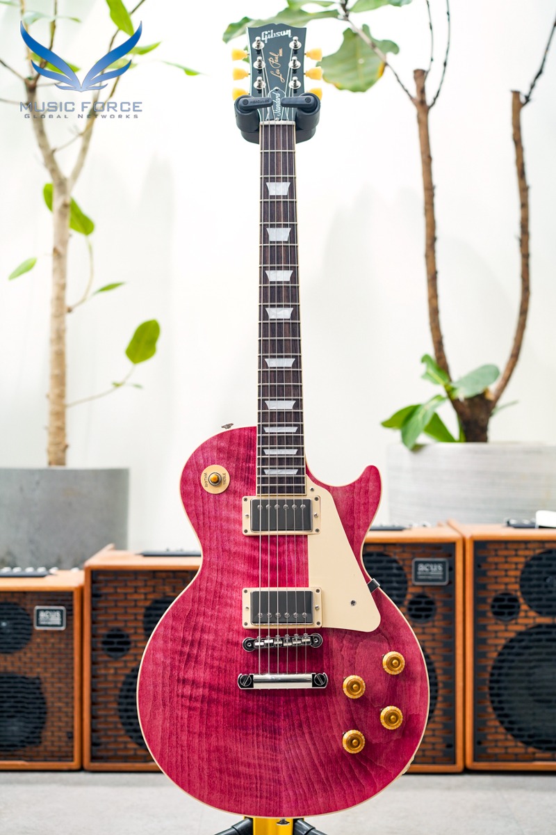 Gibson USA Les Paul Standard &#039;50s Figured Top-Trans Fuchsia (신품) - 219130140