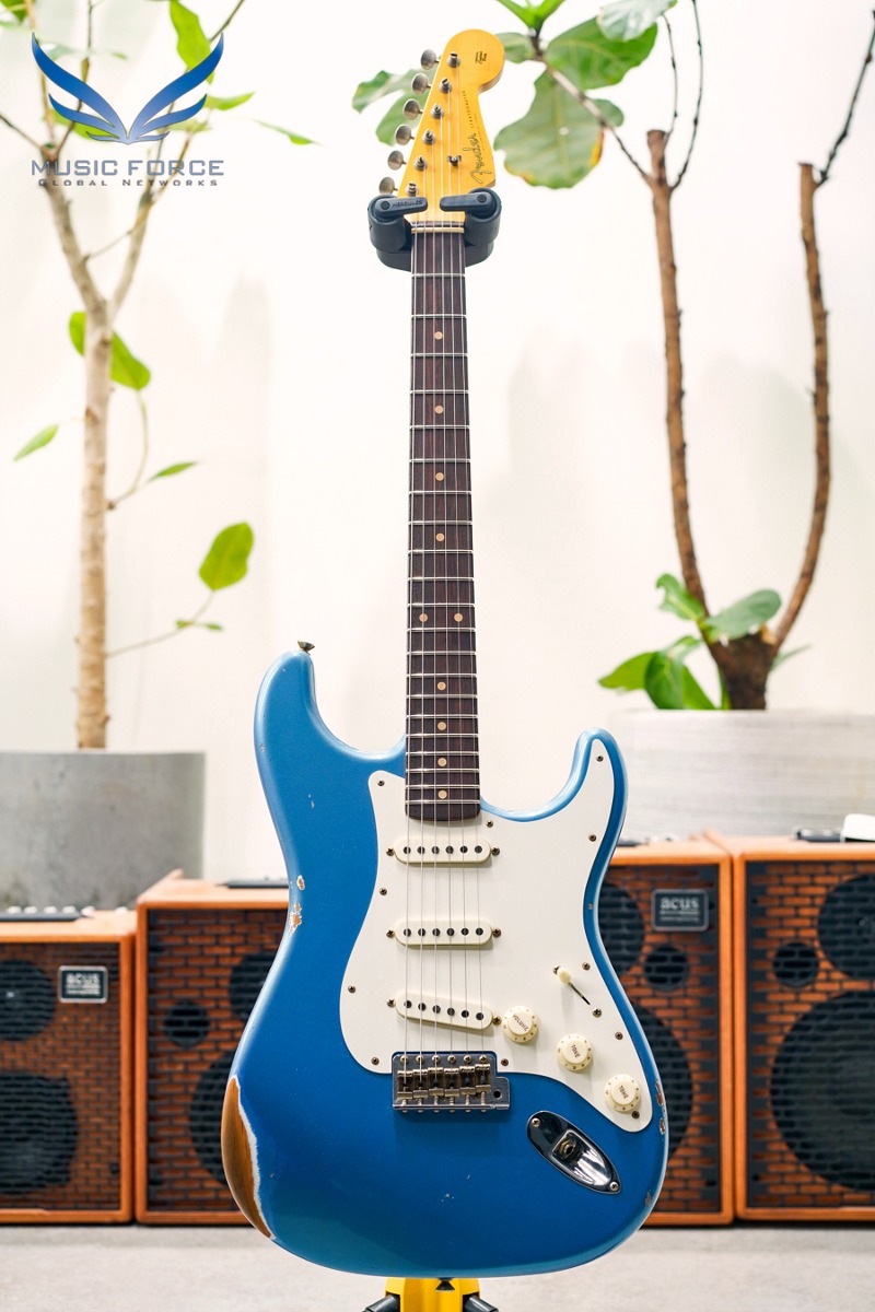 [2024 신년세일! (~2/29까지)] Fender Custom Shop Limited Edition 1959 Strat  Relic-Faded/Aged Lake Placid Blue (2023년산/신품) - CZ575816