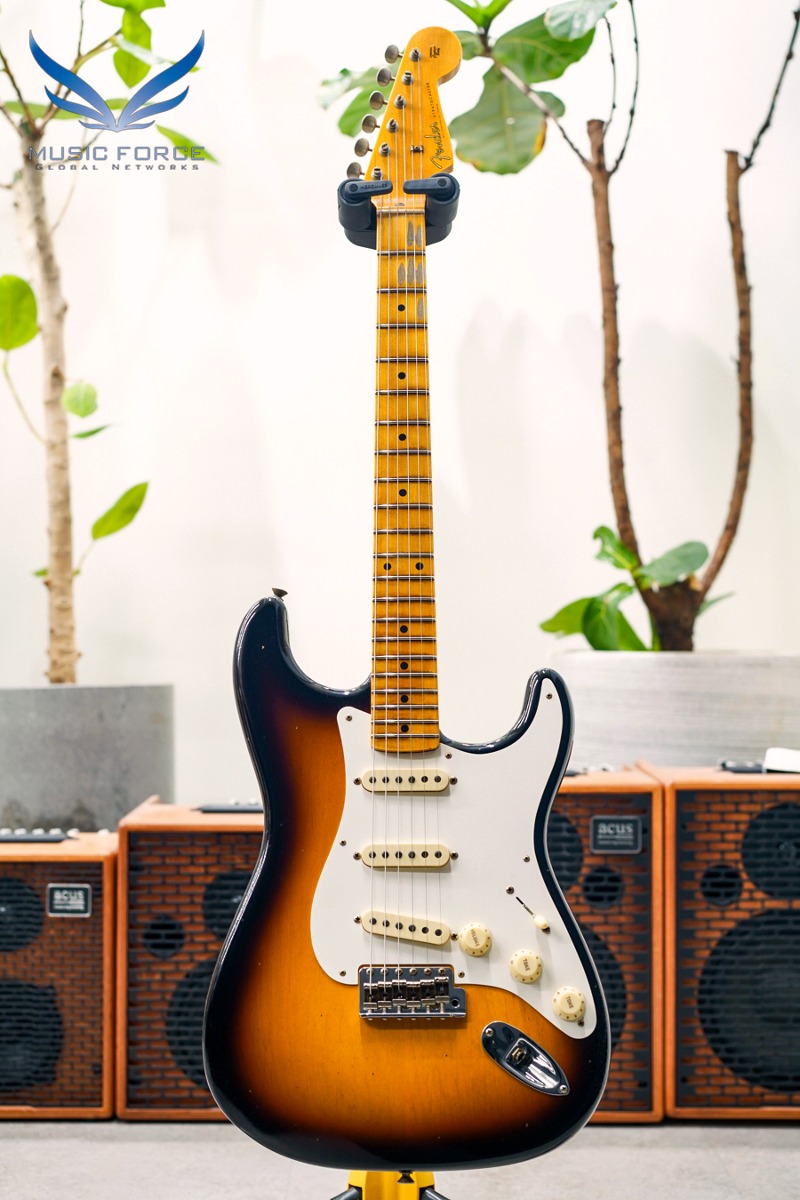 [2024 신년세일! (~2/29까지)] Fender Custom Shop Limited Edition 1956 Strat Journeyman Relic-Faded/Aged 2 Color Sunburst w/Flash Coat Lacquer Finish (2023년산/신품) - CZ571018