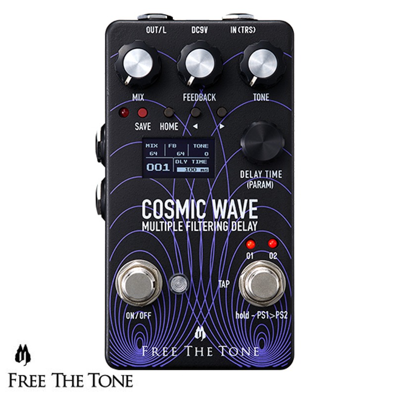 Free The Tone &quot;CW-1Y&quot; Cosmic Wave - Multiple Filtering Delay - 프리더톤 멀티플 필터링 딜레이
