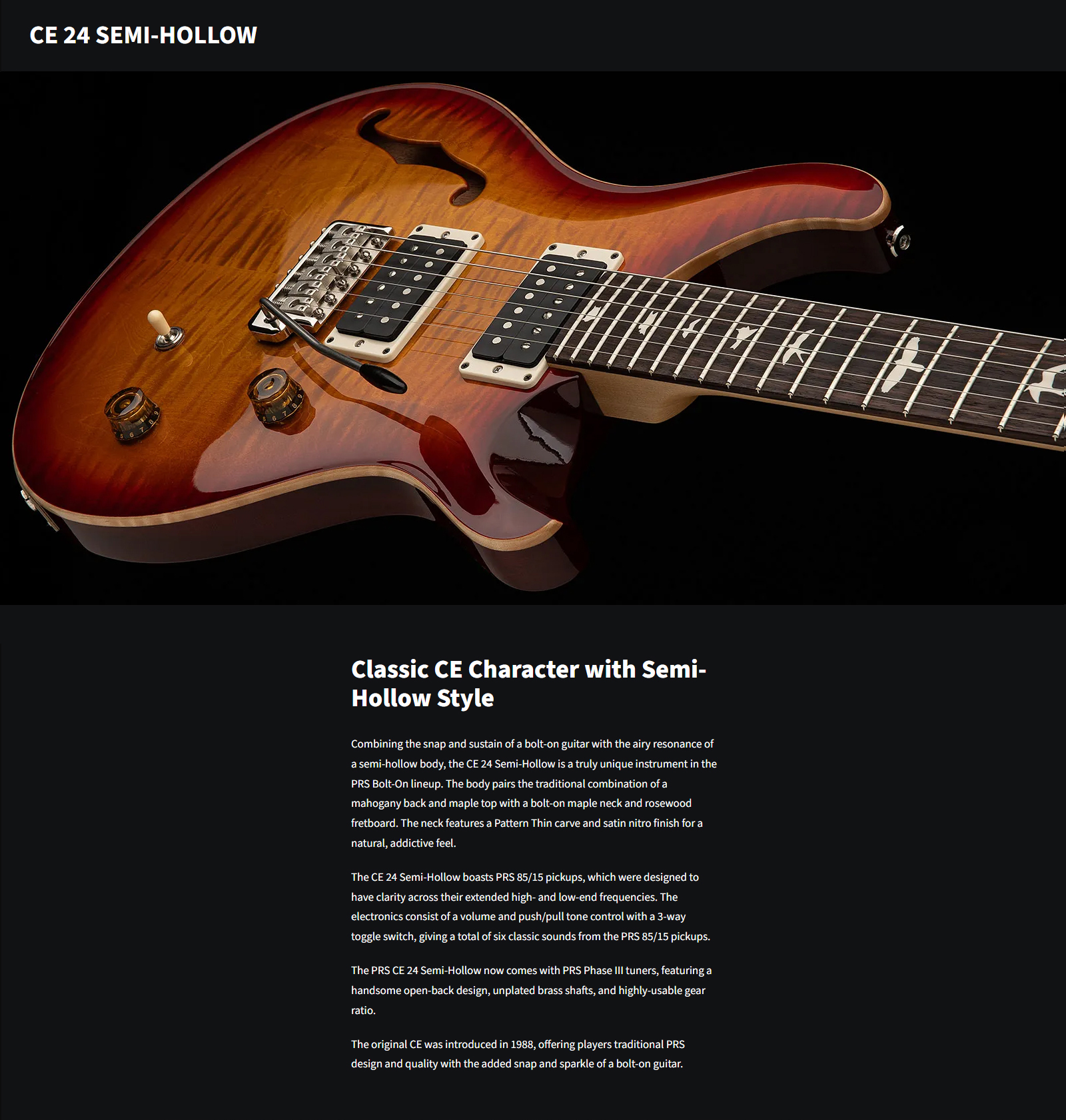 PRS CE24 Maple Top 塗りつぶしBLACK、95年製傷多め鳴良し PRS CE 24