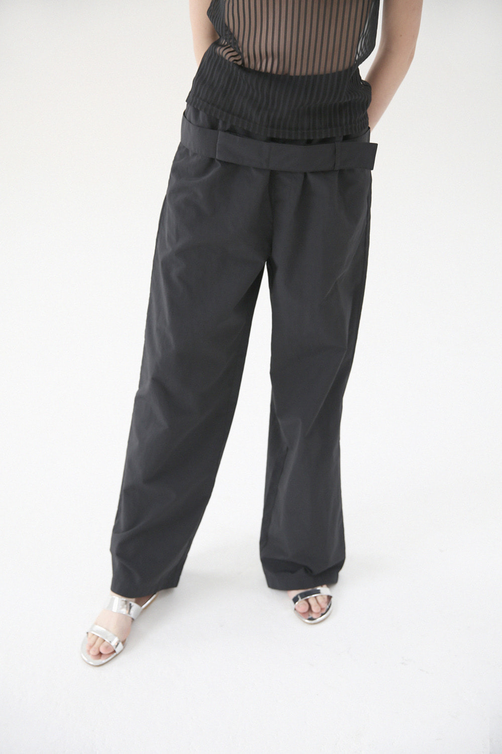 Belted trouser [2 colors]