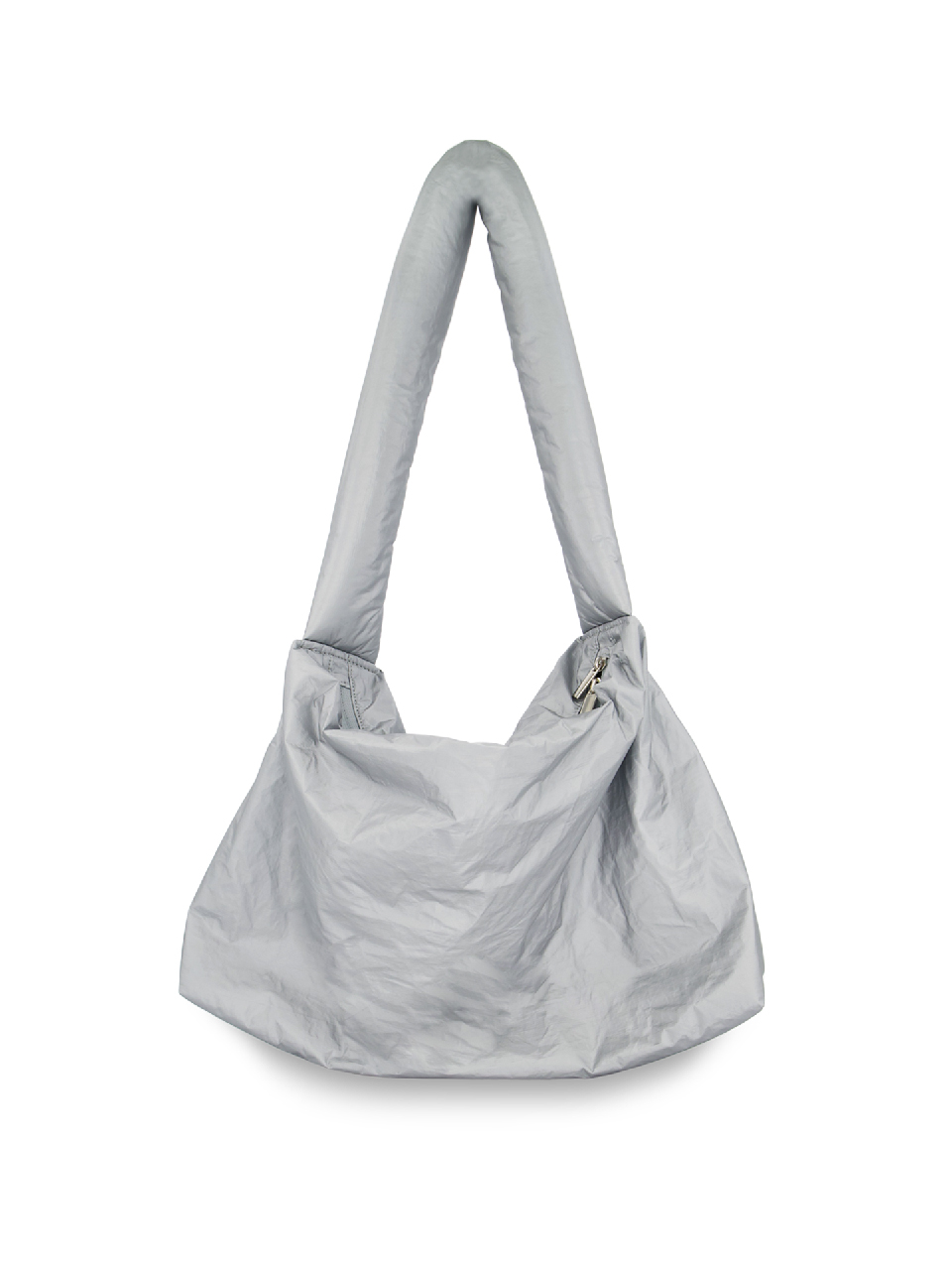 Puff-Up Big Bag (Silver/Blush Pink)