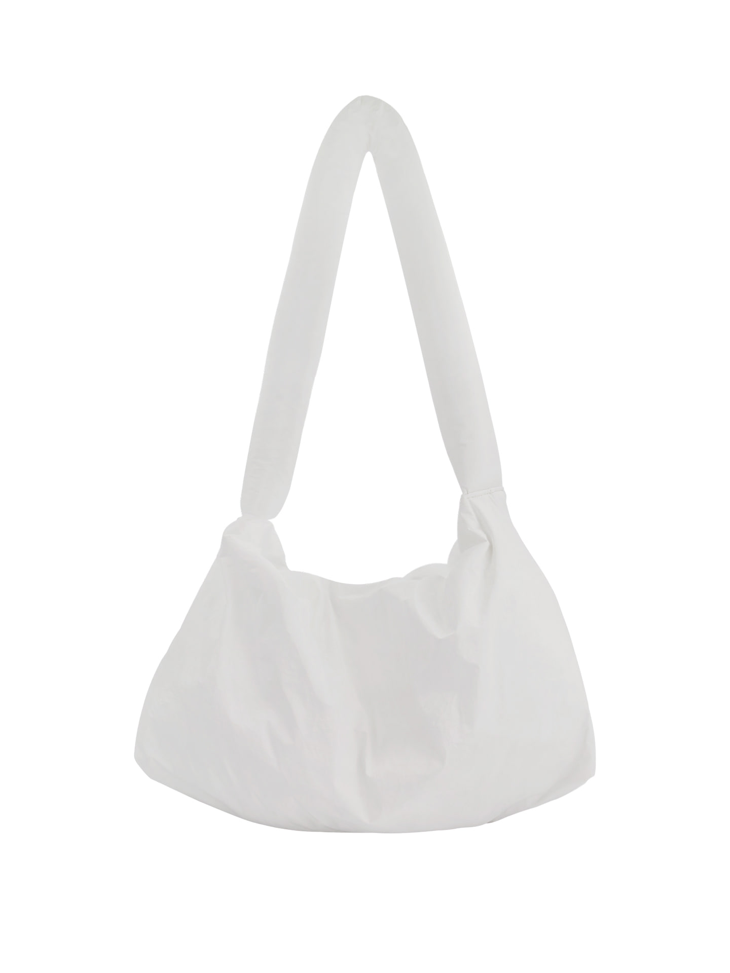 Puff-Up Big Bag (White/Lemon Yellow)