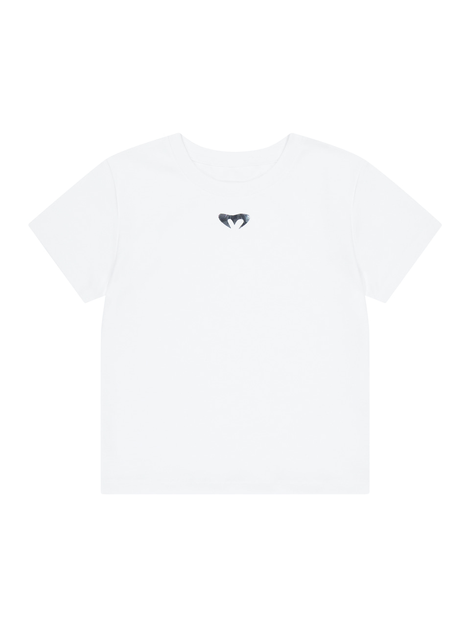 무음 Silver Logo T-shirt (White)