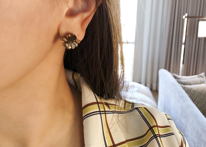 Chestnut earrings
