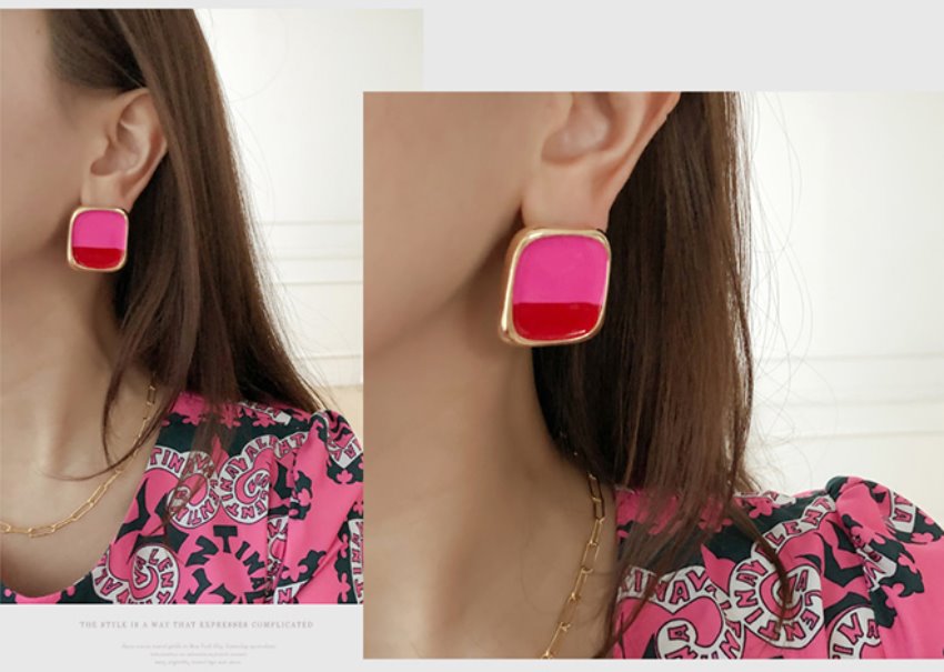 Candy syrup earrings