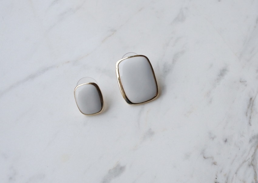 Square Two-piece Earring