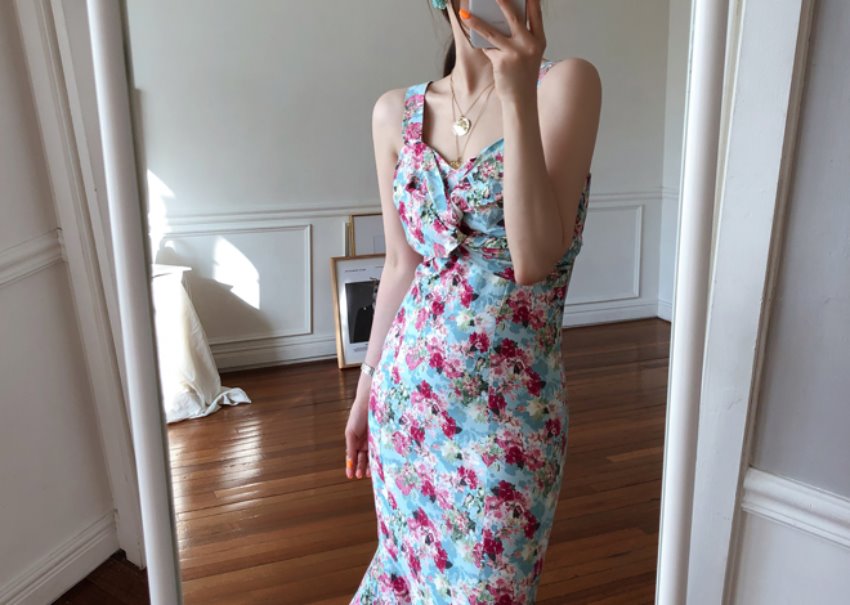 Sandy flower dress