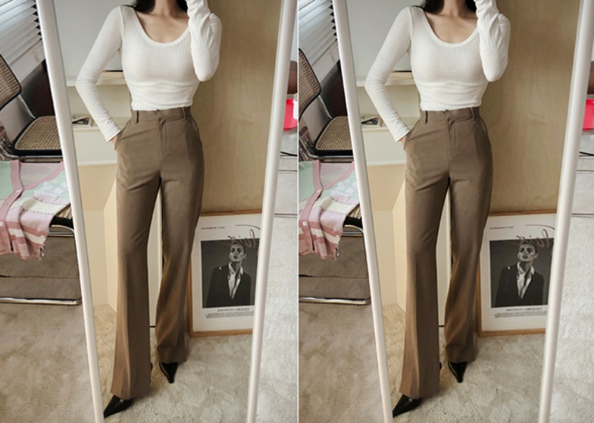 Maronie pants *[brown]