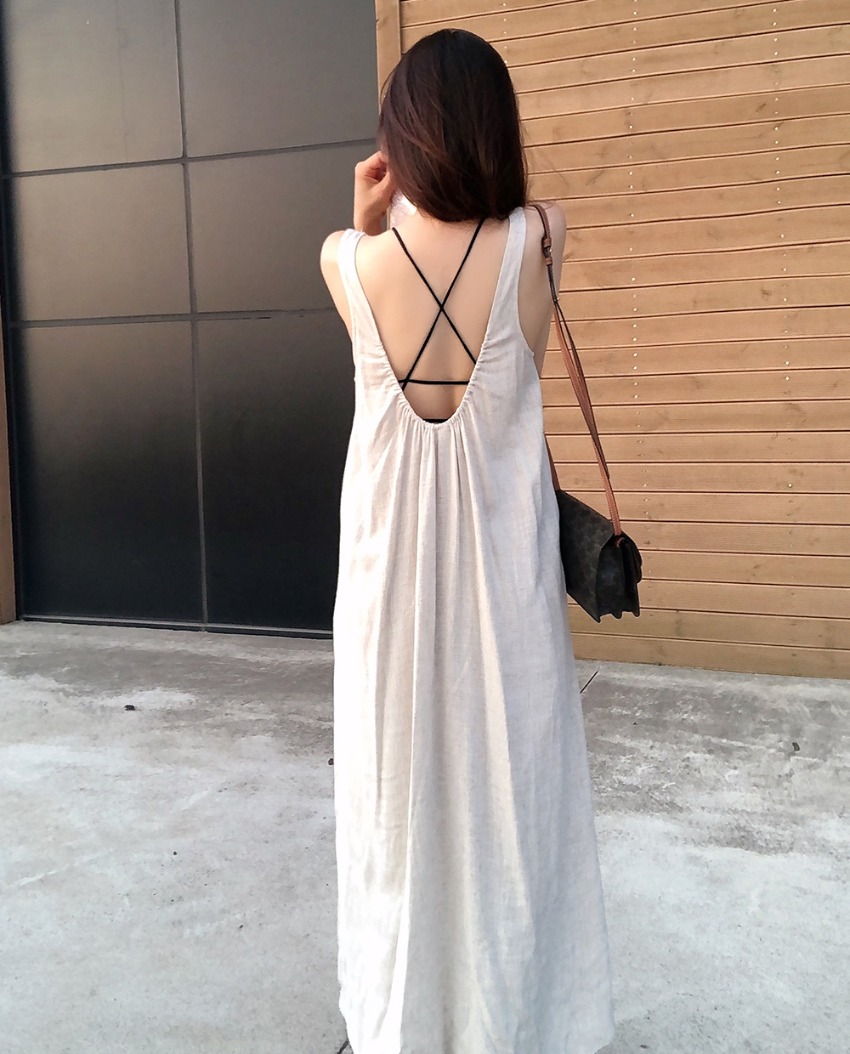 Nana linen dress