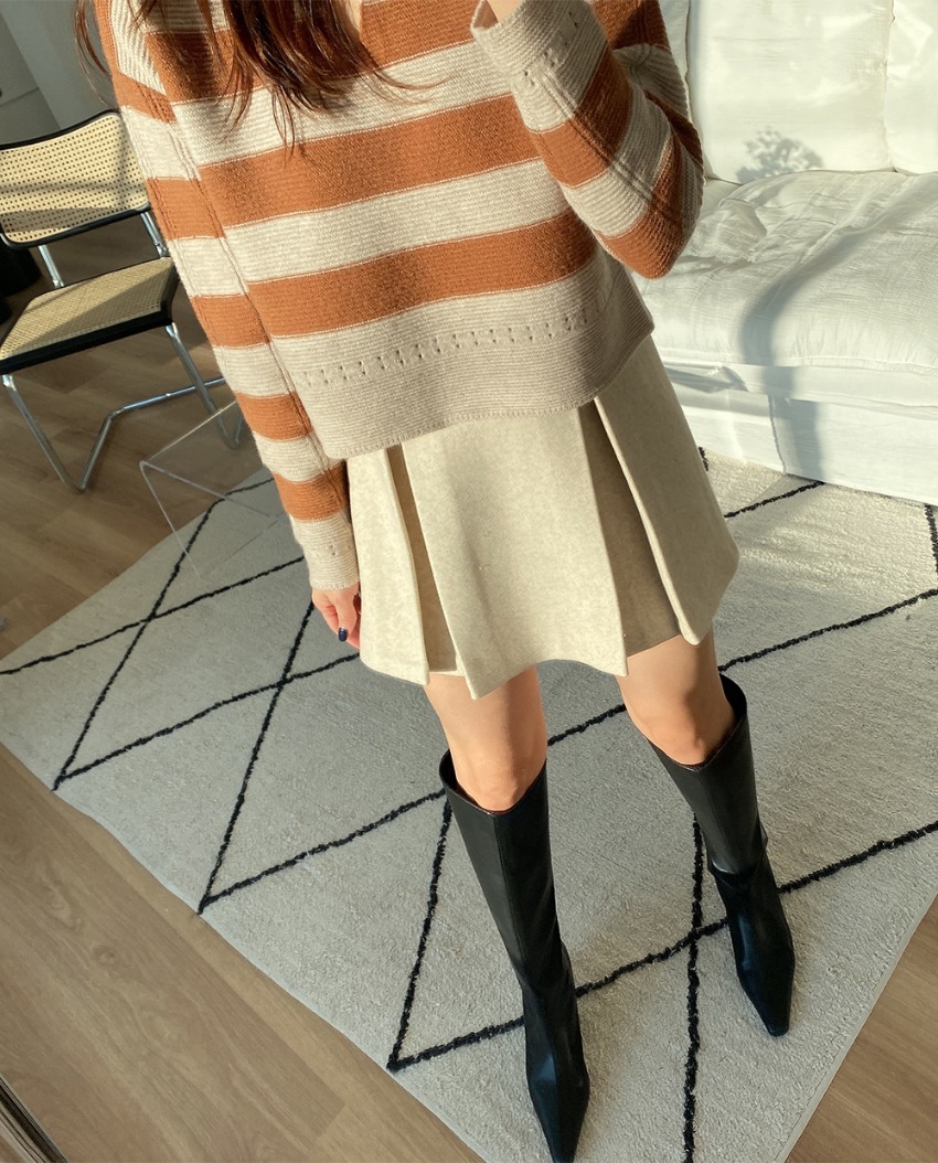 Maren Wool Mini Skirt