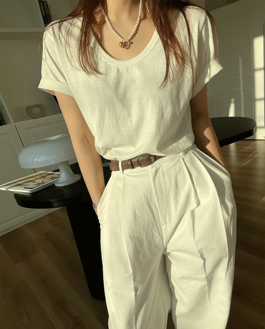 Recycled cotton T-shirt