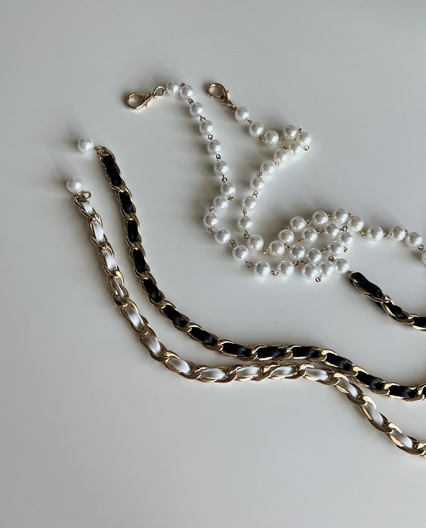 Feminine Chain Pearl Belt