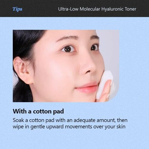 ISNTREE Ultra-Low Molecular Hyaluronic Acid Toner 300ml, 10.14 fl.oz | Quick Absorbing Hyaluronic Acid Toner | Deeply hydrates and smoothens The Skin | MYKOCO.COM