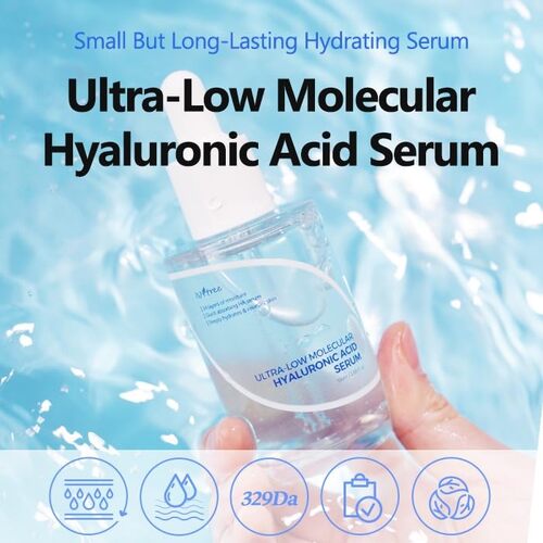 ISNTREE Ultra-low Molecular Hyaluronic acid Serum 50ml, 1.69 fl.oz | Quick absorbing Hyaluronic acid serum | | MYKOCO.COM