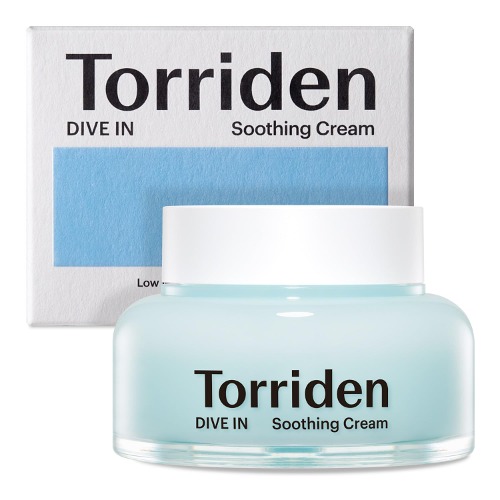 Torriden DIVE-IN Hyaluronic Acid Soothing Cream 100ml / 3.38 fl oz | Revitalizing Facial Moisturizer for Sensitive, Dry Skin | Fragrance-free, Alcohol-free, No Colorants | Vegan, Cruelty-Free | MYKOCO.COM