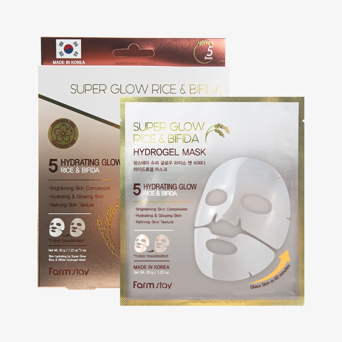 SUPER GLOW RICE & BIFIDA HYDROGEL MASK