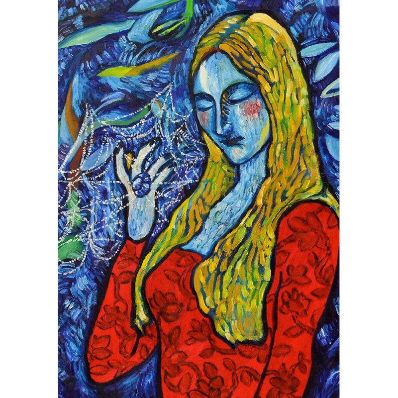 Alice In Blue (Art Print)