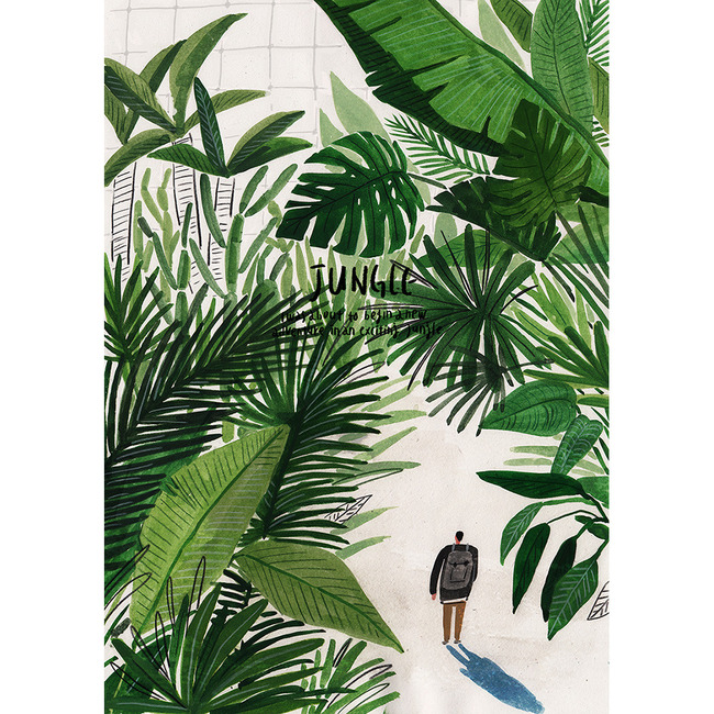In Jungle (Art Print)