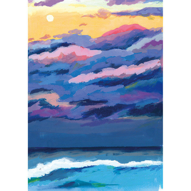 Purple clouds (Art Print)