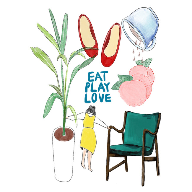 EAT PLAY LOVE (Art Print)