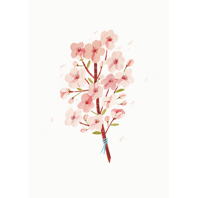 벚꽃다발 (Art Print)