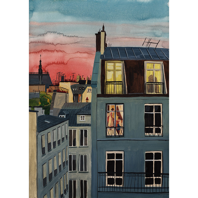파리에서 (Art Print)