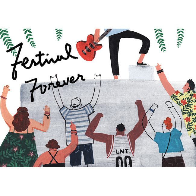 Festival forever (Art Print)