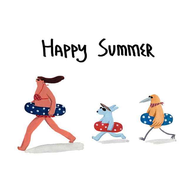 Happy summer (Art Print)