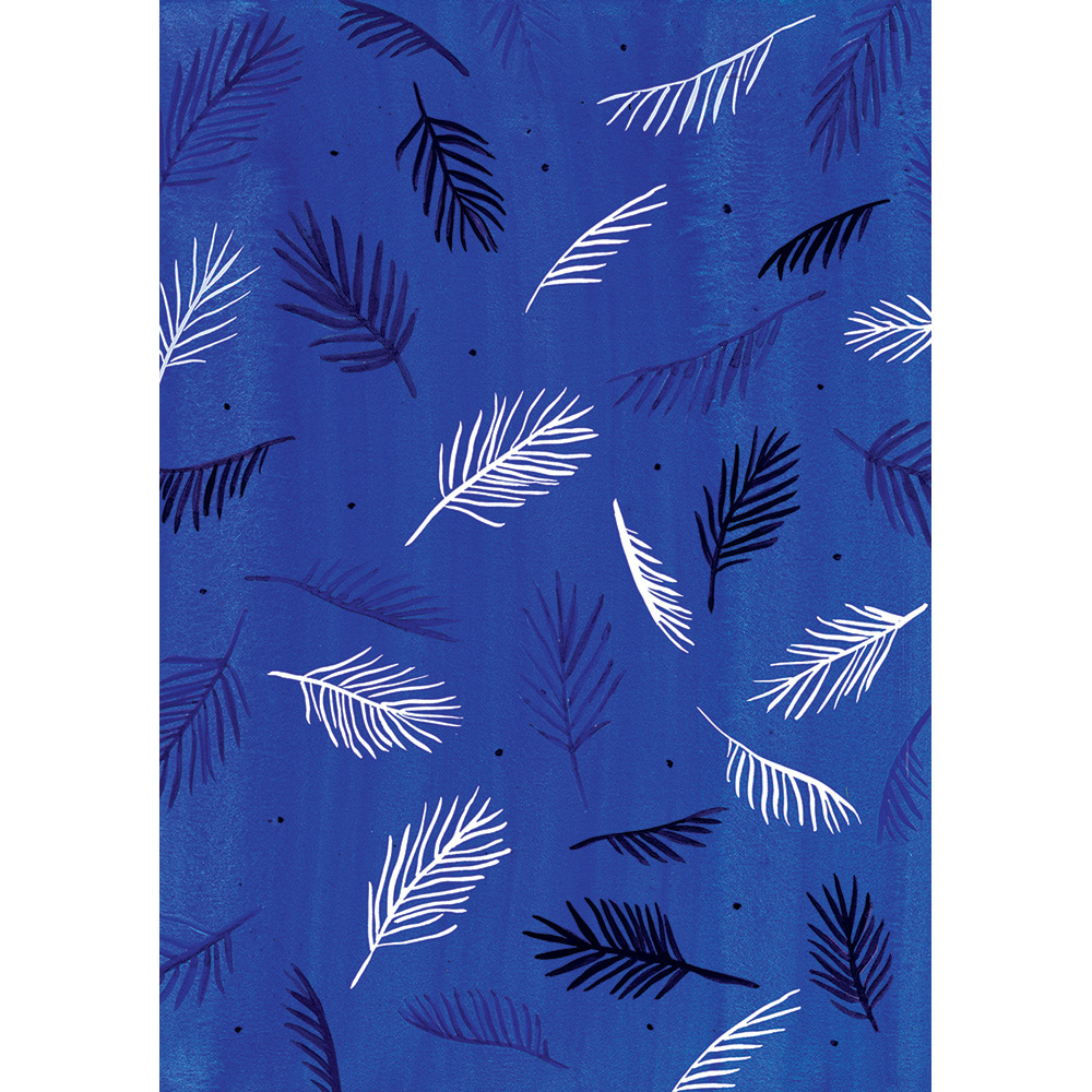 Blue Leaf (Art Print)